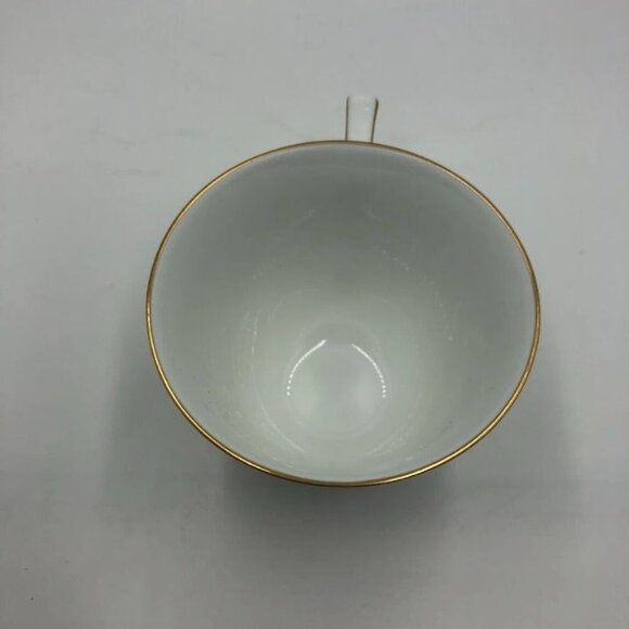 Vintage Mikasa Teacup and Saucer Set Fine China LAC27 Japan Mornay White - Picture 11 of 14